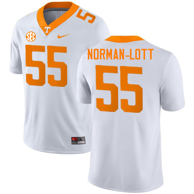 Omarr Norman-Lott Tennessee Jersey,Tennessee Volunteers #55 Omarr Norman-Lott College Jersey-White